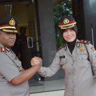 Kompol Asih Dwi Yuliati dan AKBP Muslimin,Kapolres Magetan