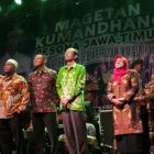 Bupati Magetan, Suprawoto bersama Wabup, Nanik Endang Rusminiarti, saksikan pembukaan PRM, Kamis ( 4/10).