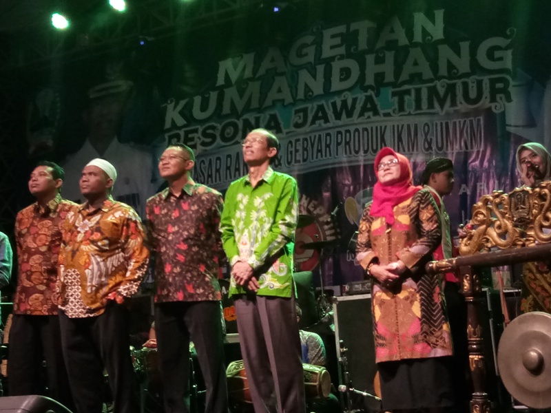 Bupati Magetan, Suprawoto bersama Wabup, Nanik Endang Rusminiarti, saksikan pembukaan PRM, Kamis ( 4/10).