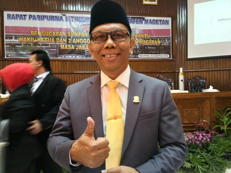 Suratman, Wakil Ketua DPRD Magetan. 