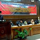 Jubir Fraksi PKB, Catur Setyo Harsono, Bacakan Pandangan Umum Fraksi PKB. ( Norik/Magetan Today)