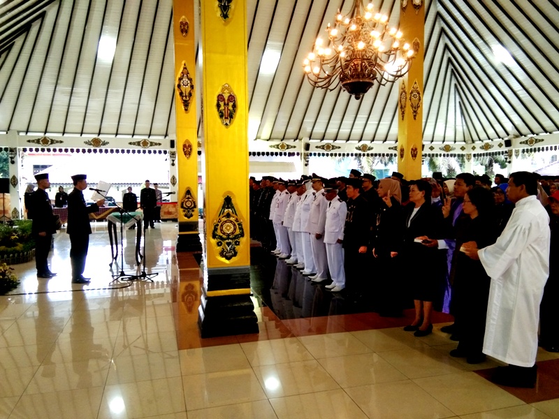 Ratusan Pejabat Dilantik Bupati Magetan,Suprawoto. ( Norik/Magetan Today).