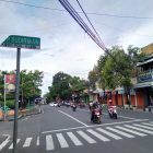 Jalur Satu Arah Depan PBM Santer Bakal Dibalik. ( Norik/Magetan Today).