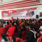 Ketua DPC PDI Perjuangan Magetan, Sujatno, Memompa Semangat Ribuan Saksi PDI Perjuangan.