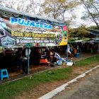 Area Pujasera Di Halaman Stadion Yosonegoro.(Norik/Magetan Today).
