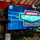 Ketua Dewan Pers, Mohammad Nuh, Menyampaikan Pidato Dalam Kegiatan Media Gathering Magetan 2019. ( Norik/Magetan Today)