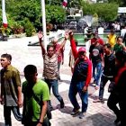 Warga Terdampak Perubahan Arus Lalu Lintas Melurug Kantor DPRD Kabupaten Magetan. (Norik/ Magetan Today)