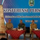 Kepala Dinas Kominfo Kabupaten Magetan, Saif Muchlisun, Memberikan Paparan Kepada Bupati dan Awak Media Tentang Pilkades e-Voting. ( Norik/Magetan Today)