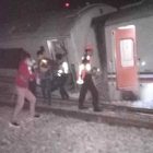 Kondisi Gerbong KA Wijaya Kusuma Yang Anjlok, ( Norik/Magetan Today)