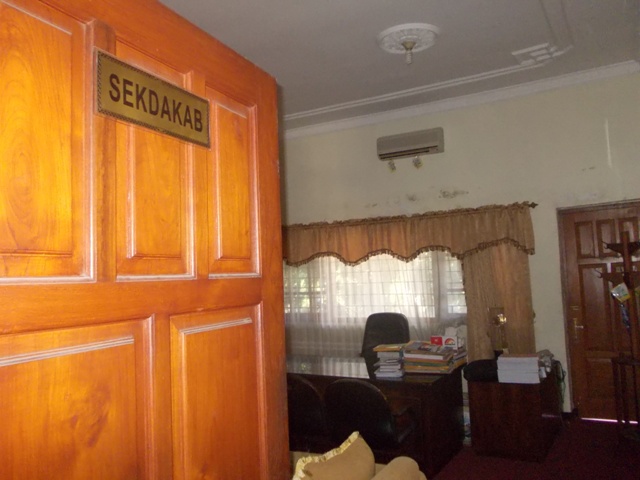 Ruangan Sekretaris Daerah Kabupaten Magetan. ( Norik/Magetan Today)