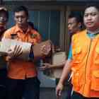 Jenasah Muhammad Abizah Ketika Dievakuasi Petugas BPBD Magetan. ( Norik/Magetan Today)