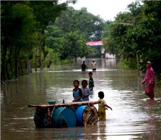 Bencana Banjir Diwilayah Kecamatan Kartoharjo. ( Dok Magetan Today).