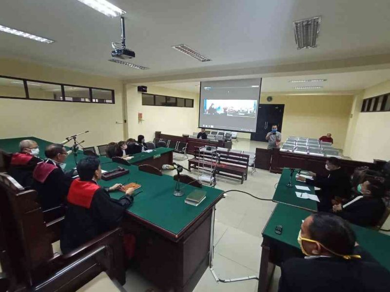 Suasana Ruang Sidang Pengadilan Negeri Tipikor Surabaya. (Istimewa)
