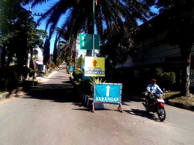 Jalur Menuju Obyek Wisata Telaga Sarangan. (Norik/Magetan Today)