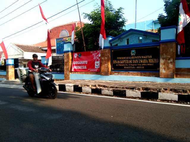 Kantor Dinas Koperasi dan Usaha Mikro Kabupaten Magetan. ( Norik/Magetan Today)