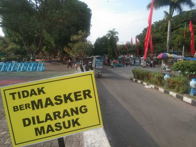 Area PKL Parkir Timur Alon-Alon Magetan.( Norik/Magetan Today)