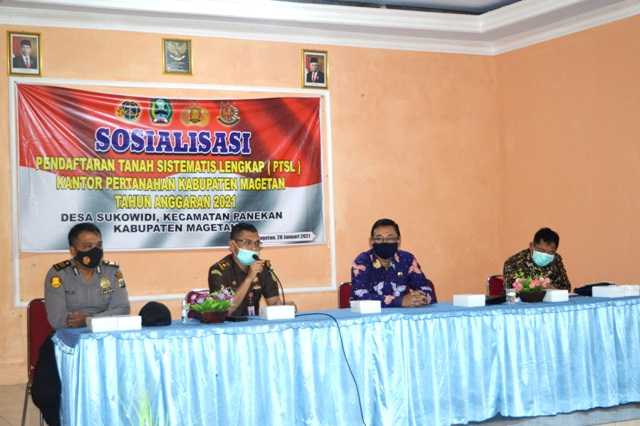 BPN Magetan Sosialisasi PTSL Didesa Sukowidi, Kecamatan Panekan. ( Norik/Magetan Today)