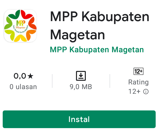 Aplikasi MPP Magetan Di Playstore. ( Norik/Magetan Today).