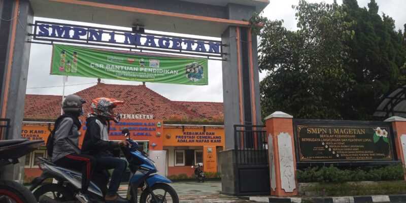 Suasana SMP Negeri 1 Magetan. ( Rifqi/MagetanToday).