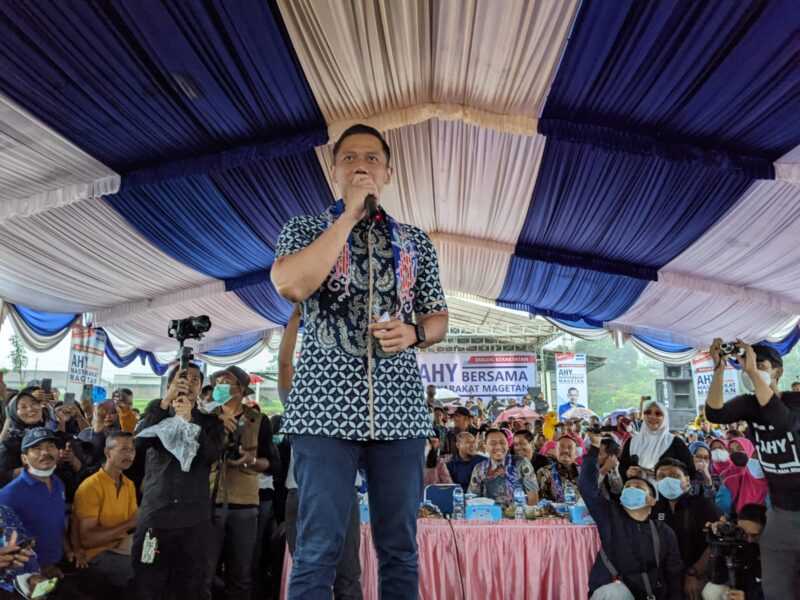 Ketum Partai Demokrat, Agus Harimurti Yudhoyono (AHY).( Tim redaksi/MagetanToday).