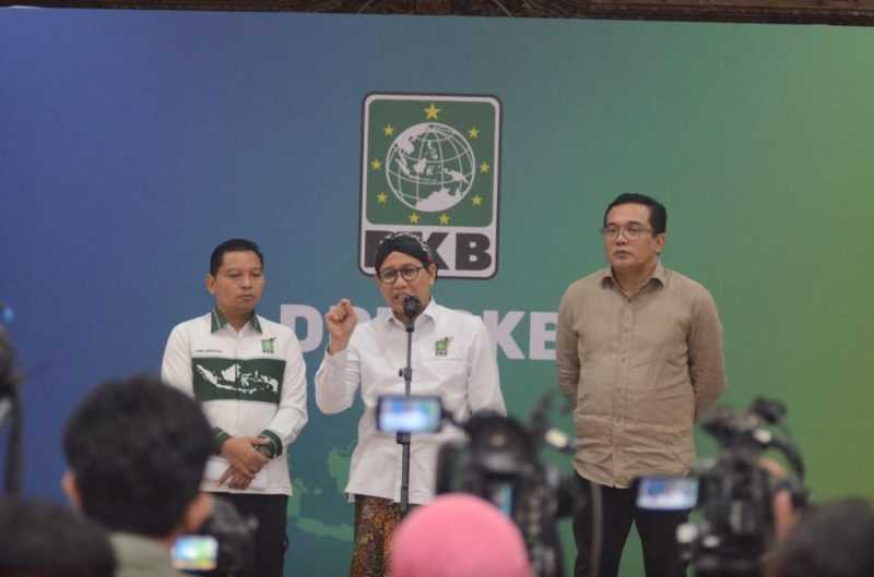 Ketua Desk Pilkada DPP PKB Halim Iskandar Umumkan Rekomendasi Cakada Pemilu 2024. 