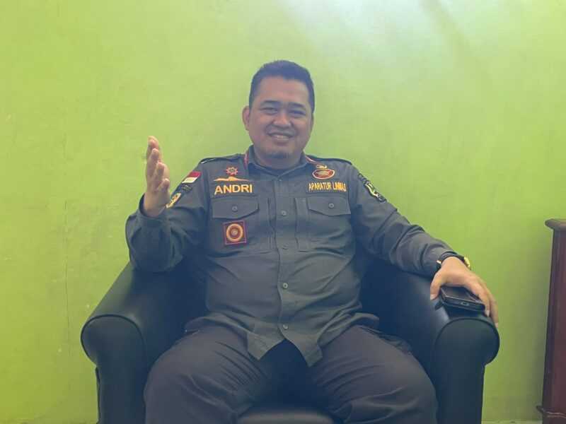 Plt Kasatpol PP Kabupaten Magetan Andri Rahmat Hakim.